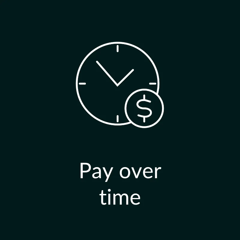Pay over time