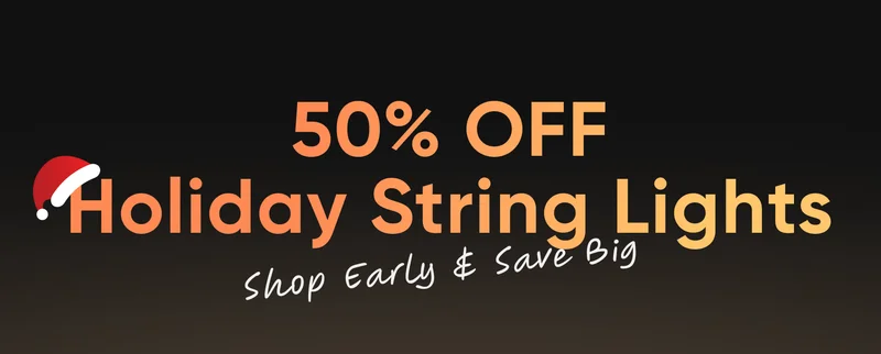 50% OFF Holiday String Lights