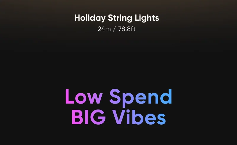 50% OFF Holiday String Lights