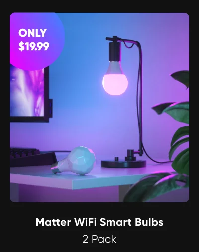 Matter WiFi Smart Bulbs