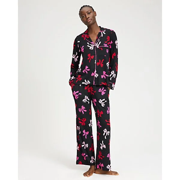 Festive Bows Long Pj Set