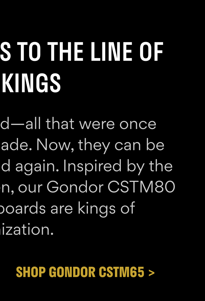 Drop + The Lord of the Rings™ Gondor CSTM65 Keyboard Drop + The Lord of the Rings™ Gondor CSTM65 Keyboard