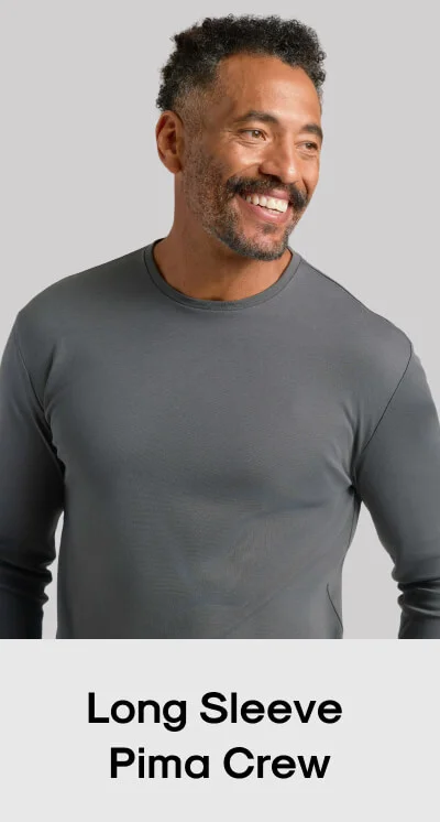 Long Sleeve Pima Crew