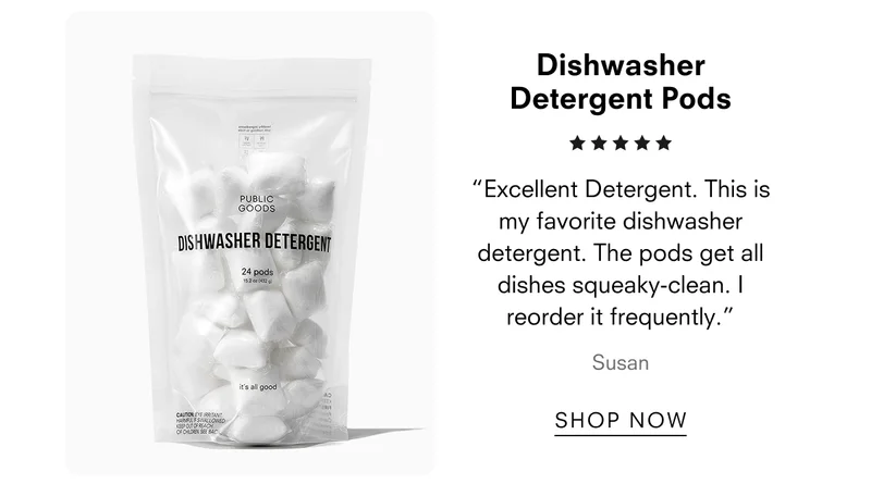 Dishwasher Detergent Pods (24 ct)