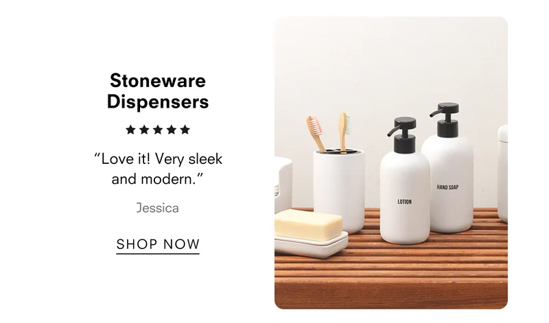Stoneware Hand Soap Dispenser