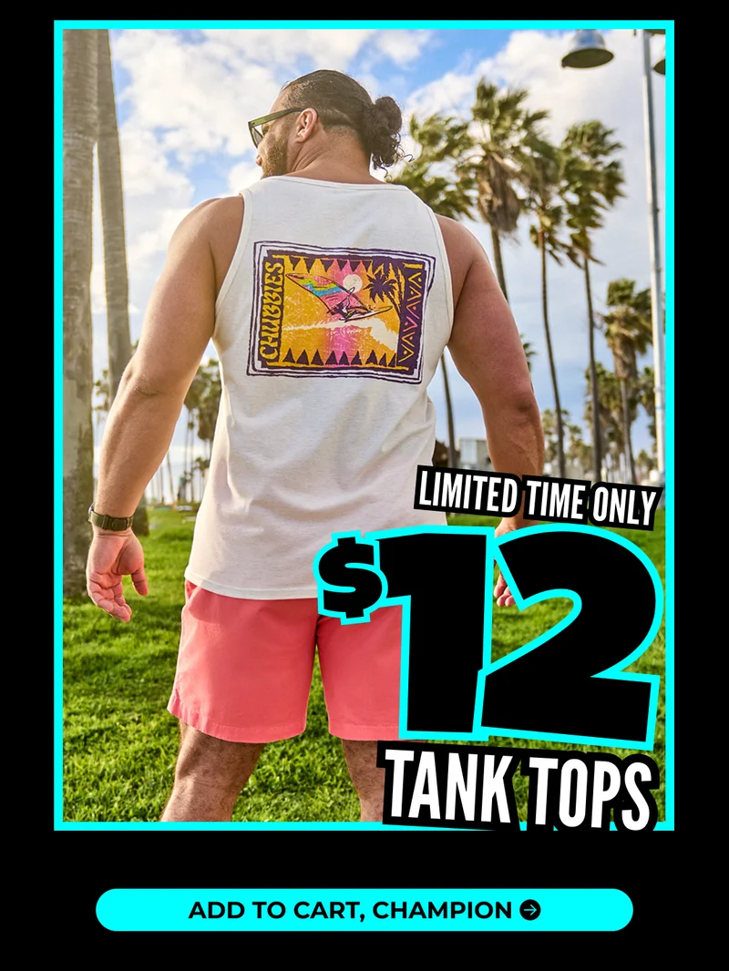 LIMITED TIME ONLY: Select Tank Tops Are $12
