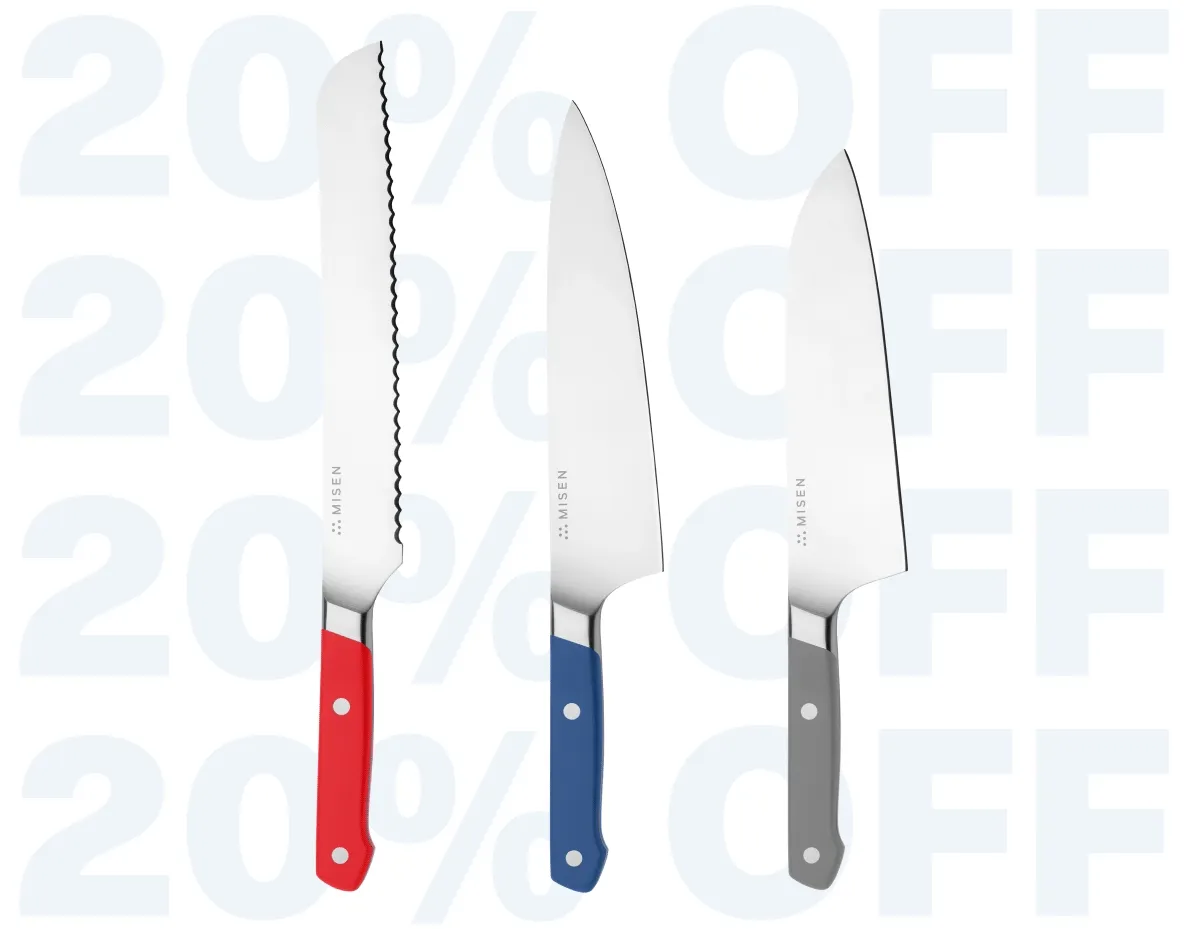 GIF of Misen knives
