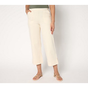 Women with Control Petite 86/14 Wide Leg Crop Pants