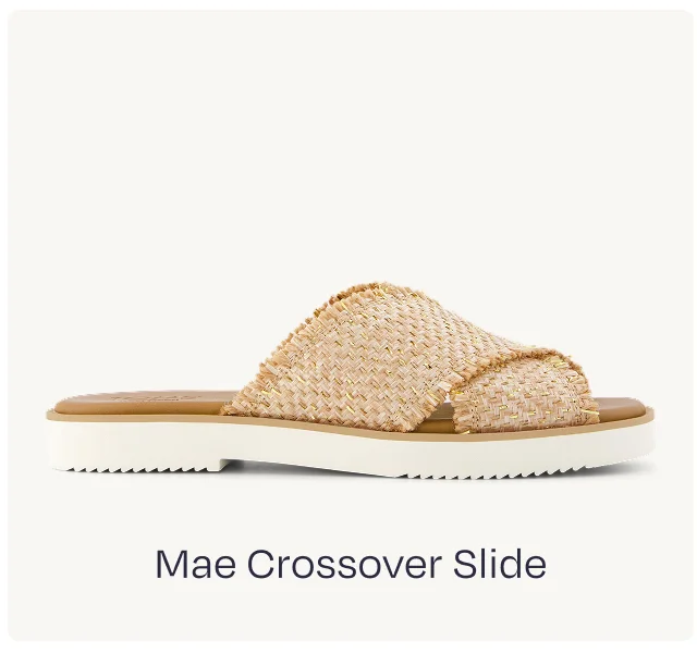 Mae Crossover Slide Sandal