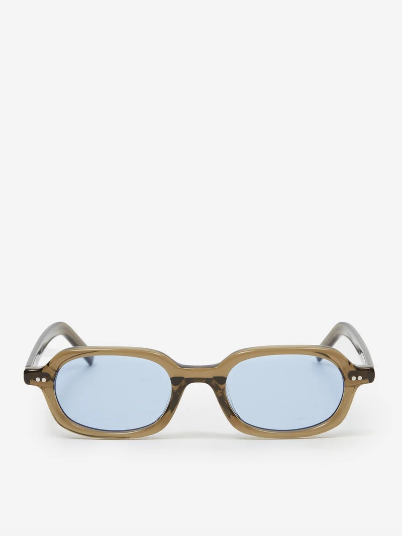 Image of AKILA Psyche Sunglasses - Olive Green/Sky Blue