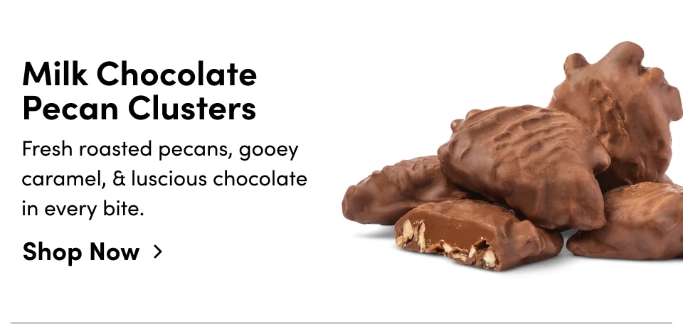 Milk Chocolate Pecan Clusters