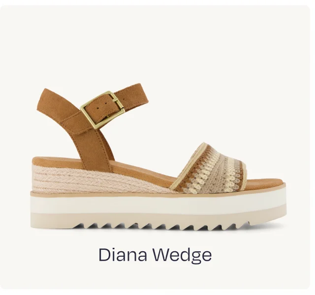 Diana Wedge Sandal
