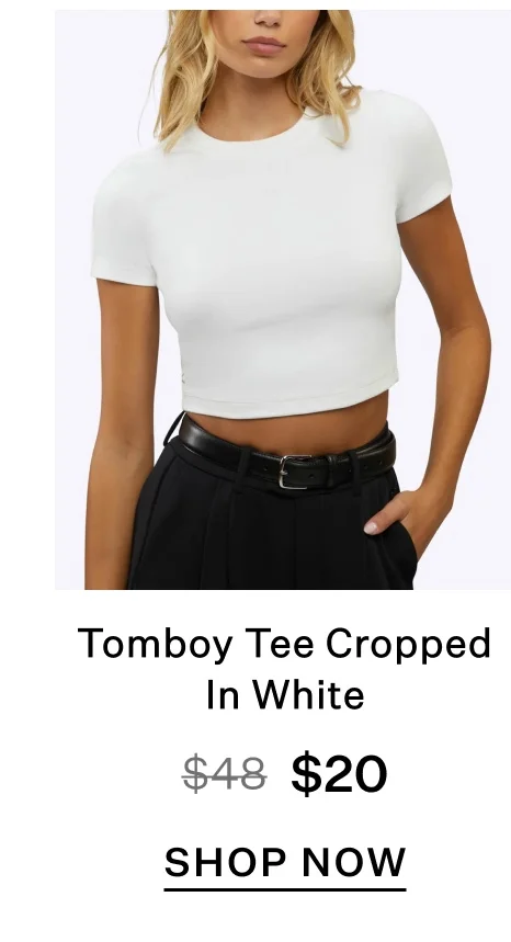 Tomboy Tee Cropped