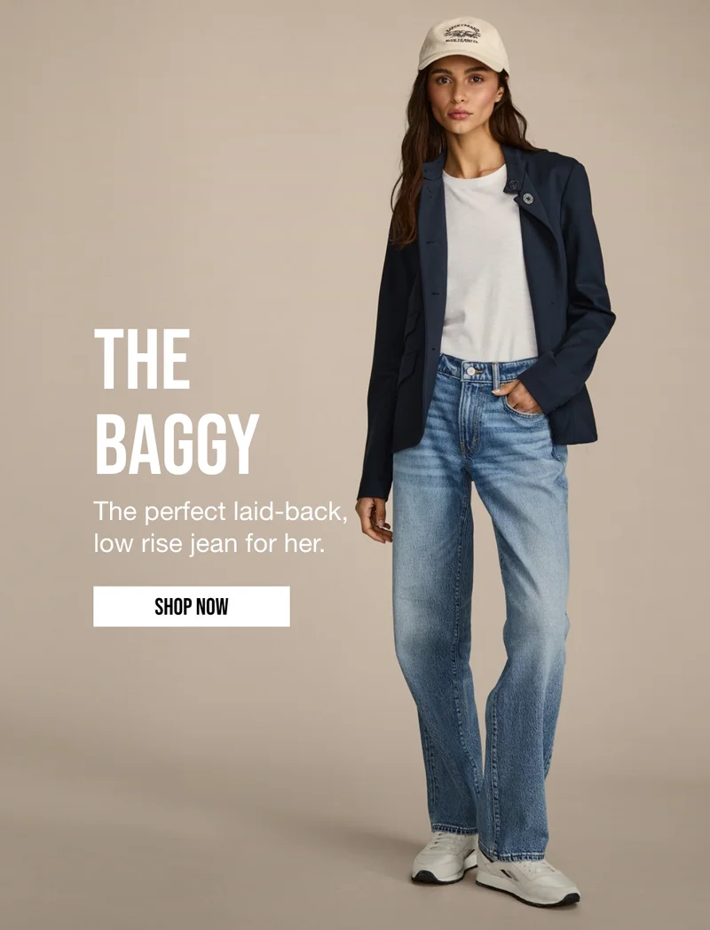 THE BAGGY | The perfect laid-back, low rise jean for her. | SHOP NOW