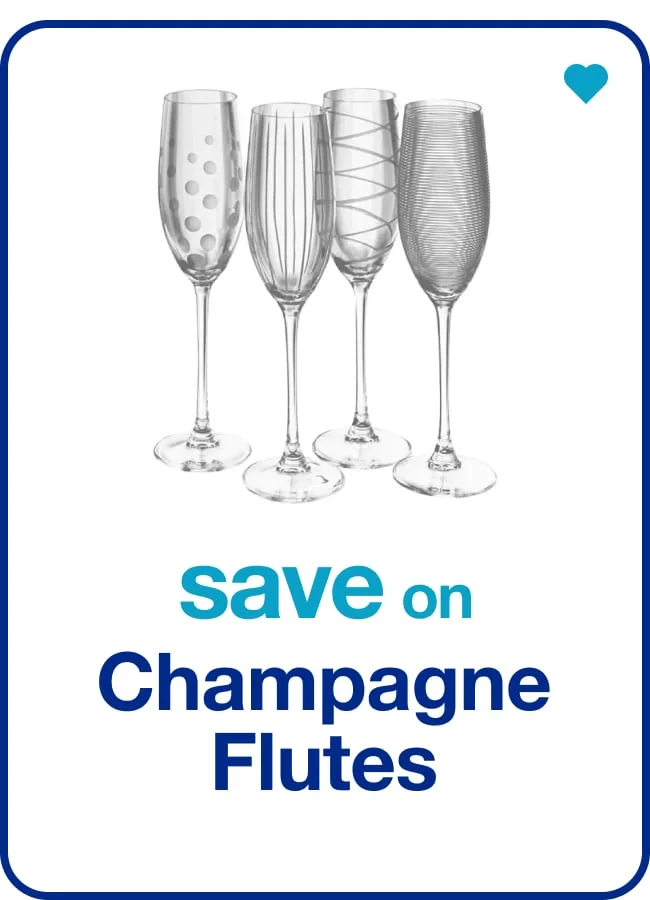 Champagne Flutes — Shop Now!