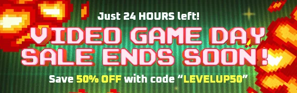 Video Game Day Sale Ends Soon!
