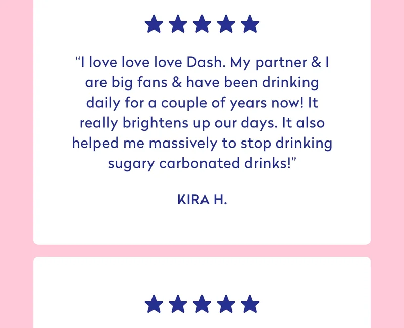 “Loved the flavours. Not a fan of sparkling water but after trying this one I'm in love with sparkling water.” - Upasana.