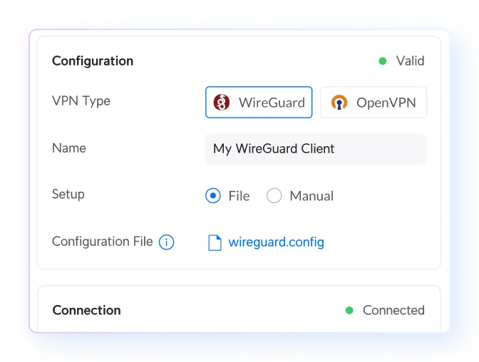 WireGuard VPN Client support