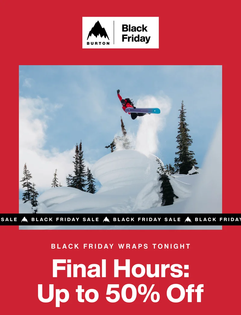Black Friday Ends Tonight