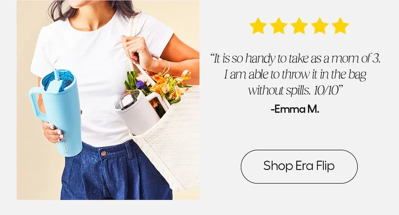 "It is so handy as a mom of 3," says Emma of the Era Flip