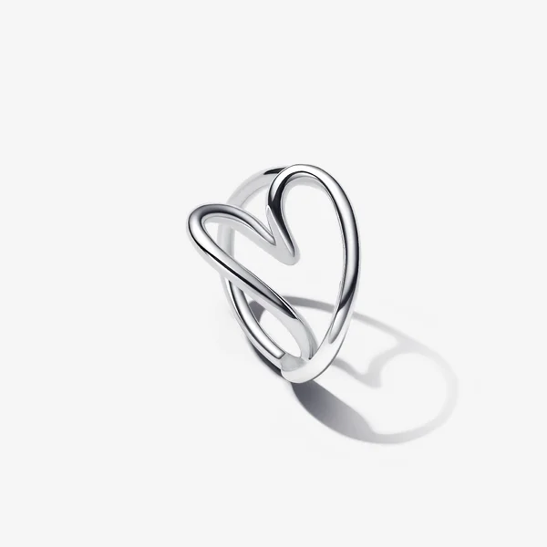 Organically Shaped Heart Ring