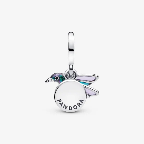 Hummingbird Double Dangle Charm