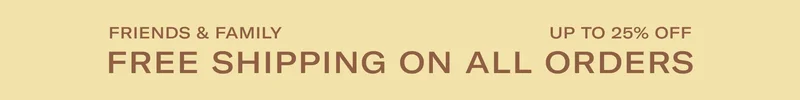 Free Shipping On All orders