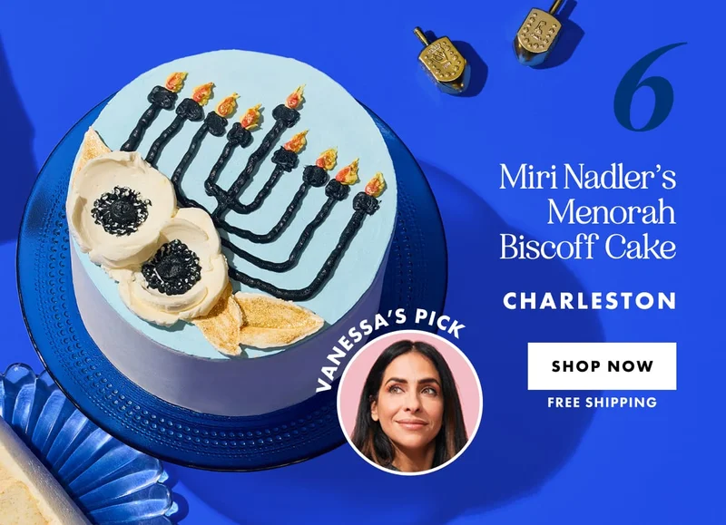 Miri Nadler's Menorah Biscoff Cake Miri Nadler's Menorah Biscoff Cake