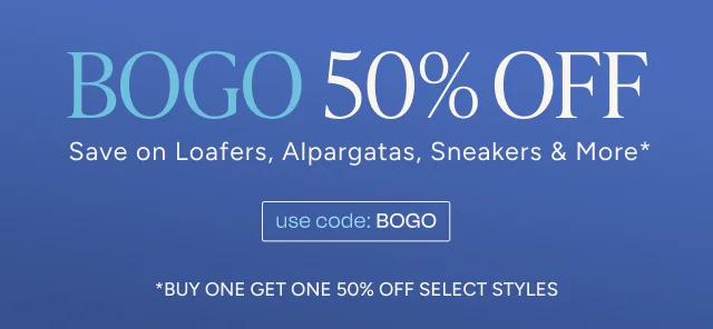 Bogo 50% Off
