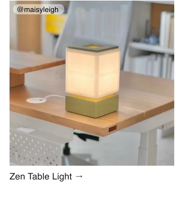 Zen Table Light →