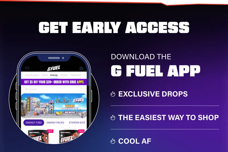 Download the G FUEL App