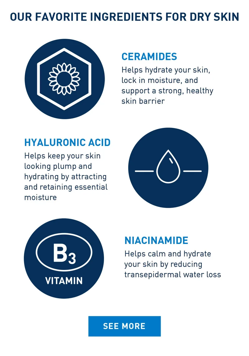 OUR FAVORITE INGREDIENTS FOR DRY SKIN