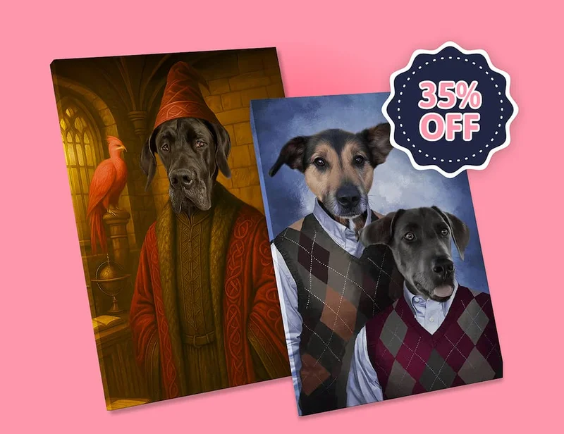 TV + Movie Portraits ...for pet parents who cancel plans for a movie night with their pet.