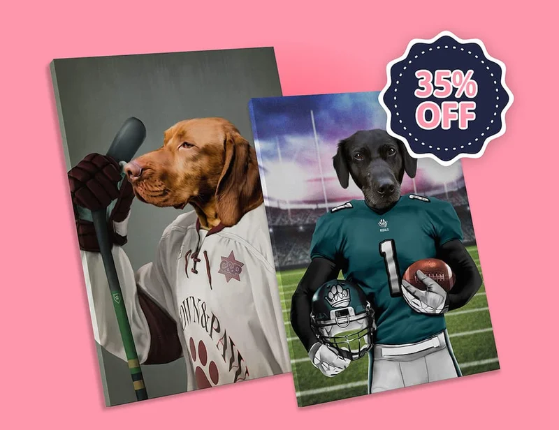 Sports Pet Portraits ...for pet parents who attack the day and love trying new things.