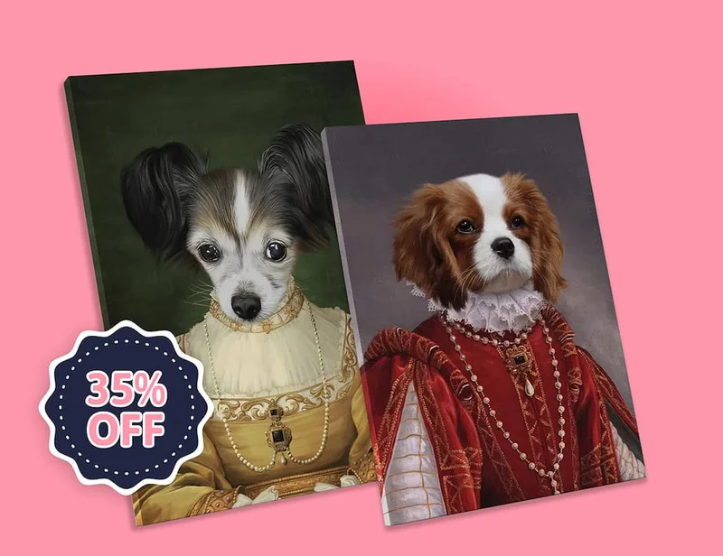 Female Pet Portraits ... for pet parents that treat their pet like a Queen.