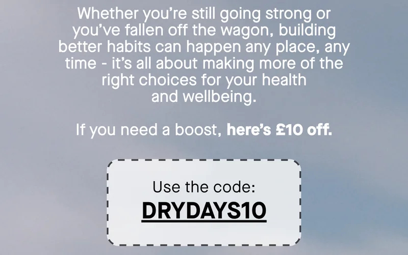 Use the code: DRYDAYS10