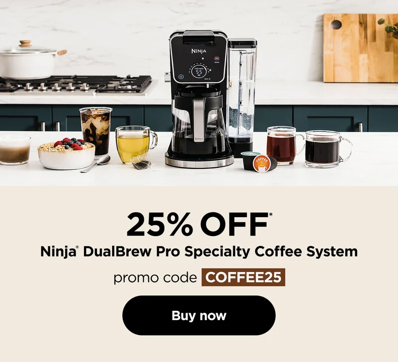 25% off* Ninja® DualBrew Pro Specialty Coffee System promo code: discount code