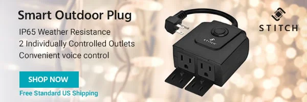 Stitch: Smart Outdoor Plug. IP65 Weather Resistance. 2 Individually Controlled Outlets. Convenient Voice Control. Free Standard US Shipping. Shop Now.