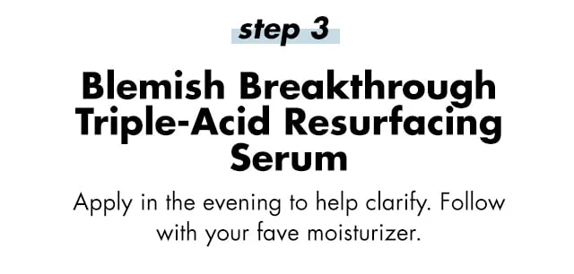 Apply in the PM to help clarify and follow with your fave moisturizer