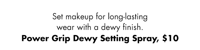 Set makeup for a long-lasting wear with dewy finish