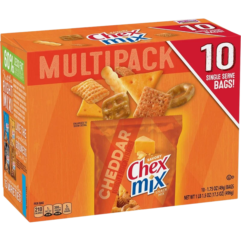 Image of Chex Mix Multipack Cheddar Snack Mix (10 CT)
