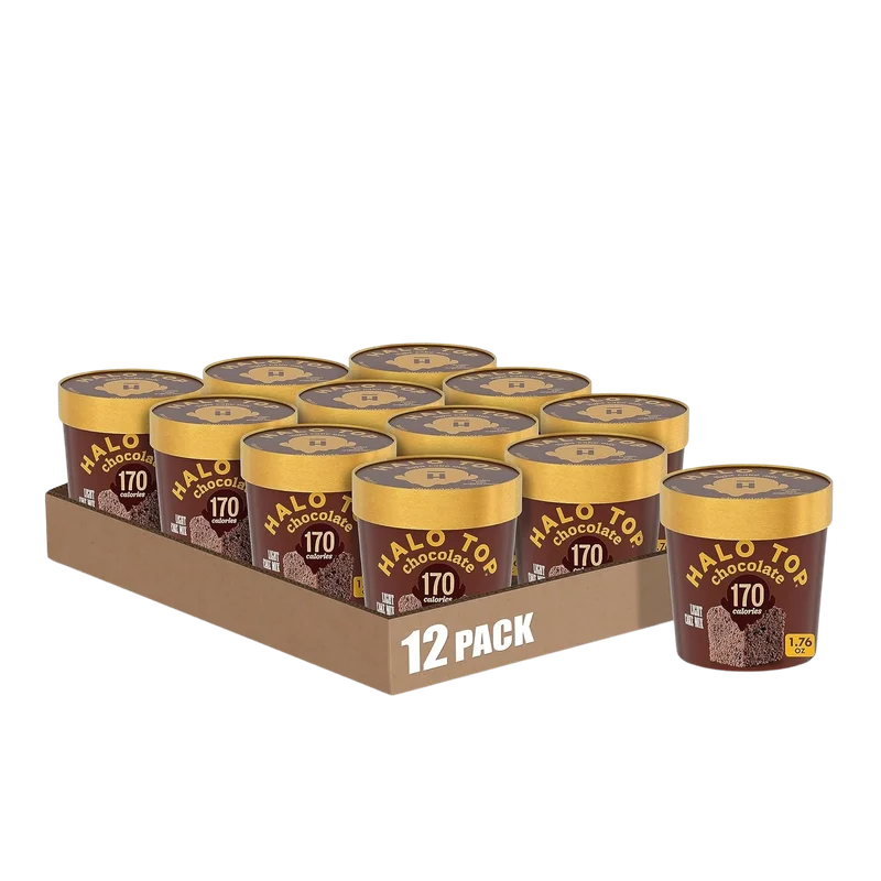 Image of Halo Top Chocolate Cake Cup- Single Serve (12 Pack)