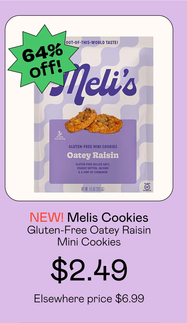 Gluten-Free Oatey Raisin Mini Cookies