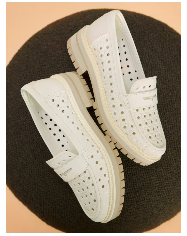 Cara White Loafer - Image