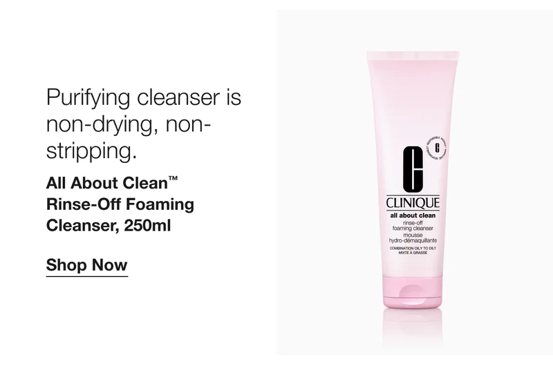 Purifying cleanser is non-drying, non-stripping. | All About Clean™ Rinse-Off Foaming Cleanser, 250ml | Shop Now