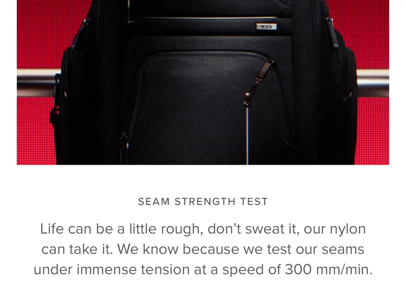 SEAM STRENGTH TEST