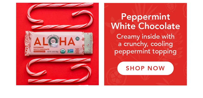 Peppermint White Chocolate Protein Bar