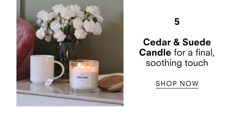 cedar suede candle