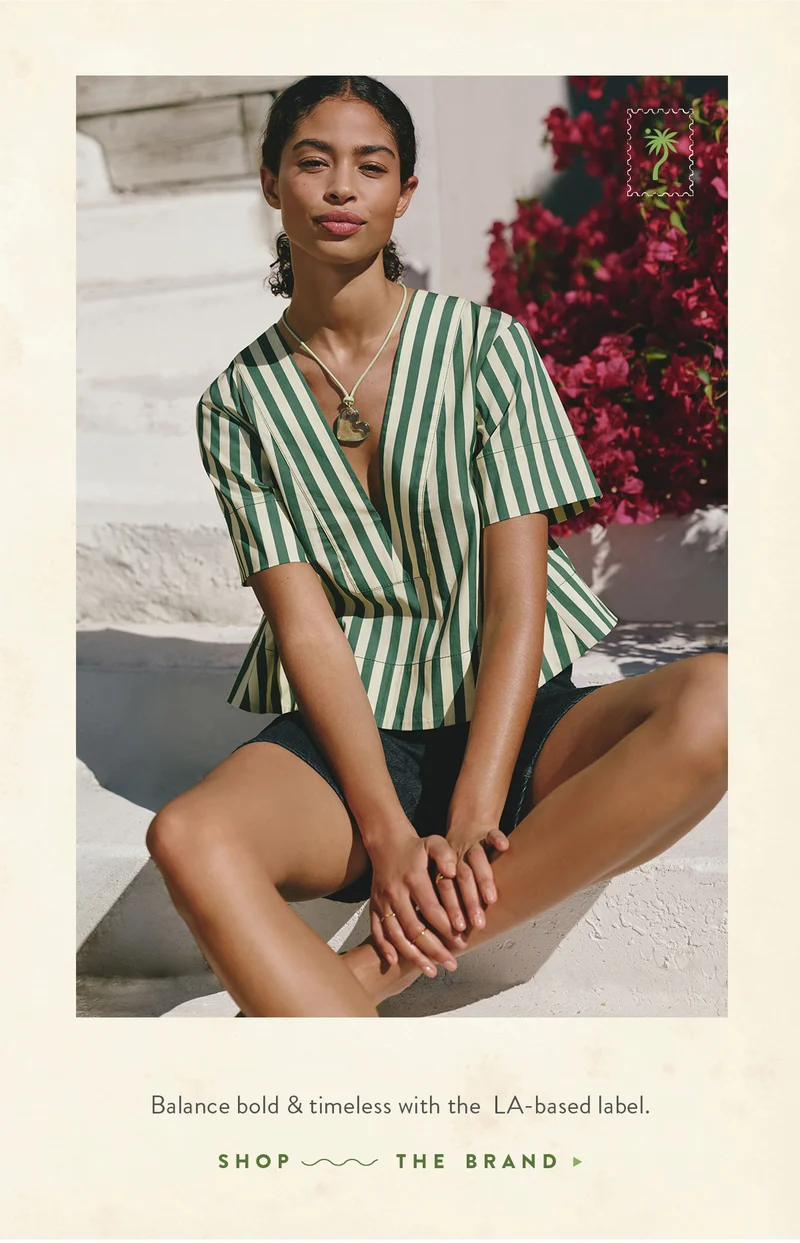 balance bold and timeless with the LA-based label. shop the brand