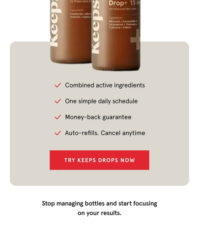 Keeps makes your hair healthy